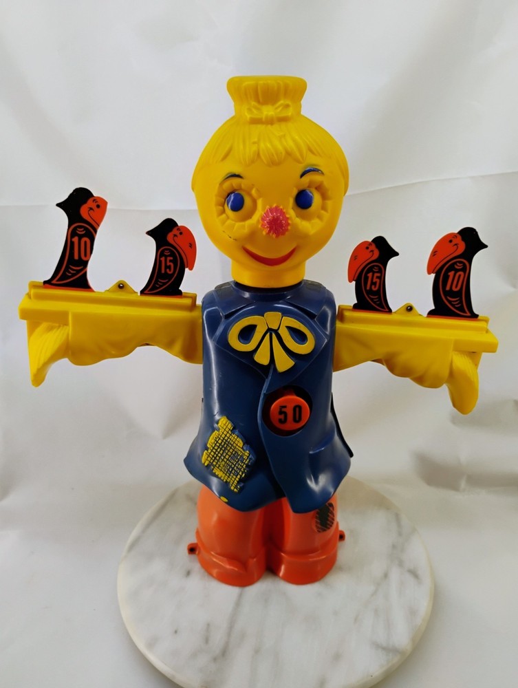 Vintage 1960s Ideal Scarecrow Target Game No Gun No Hat