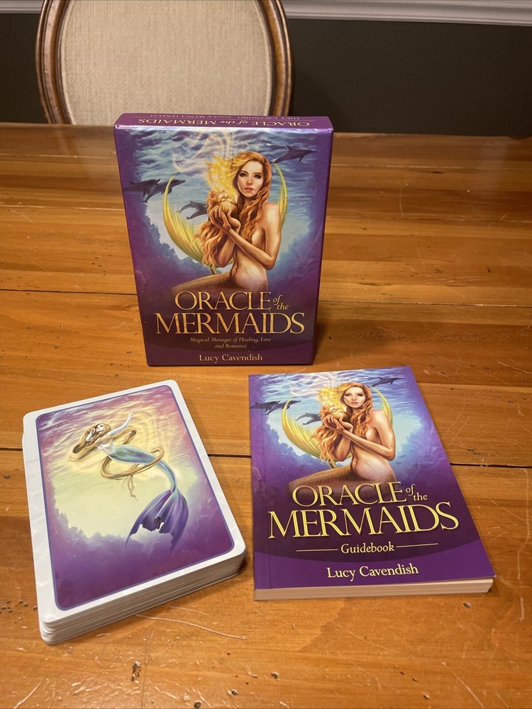 Oracle of the Mermaids 45 Card Deck/Book By Lucy Cavendish Artist Selina Fenech