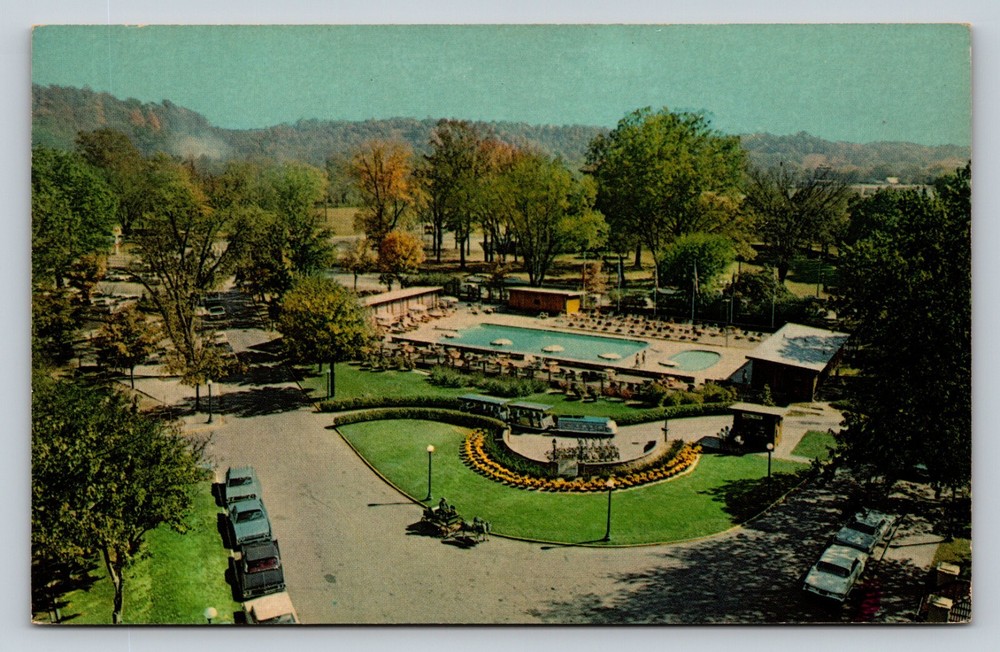 French Lick Indiana IN Sheraton Hotel Aerial View Unposted VINTAGE Postcard