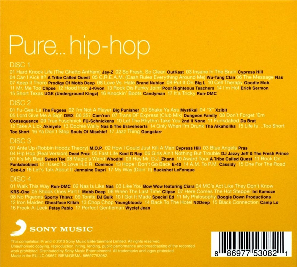 Various Artists Pure... Hip-Hop New Cd