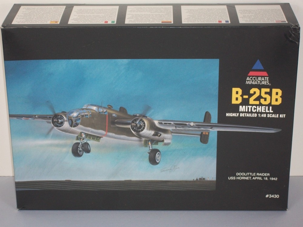 Accurate Miniatures 1/48 Scale B-25B Mitchell, Doolittle Raider USS Hornet-image