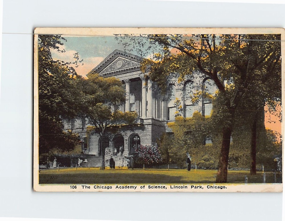 Postcard The Chicago Academy of Science Lincoln Park Chicago Illinois USA-image