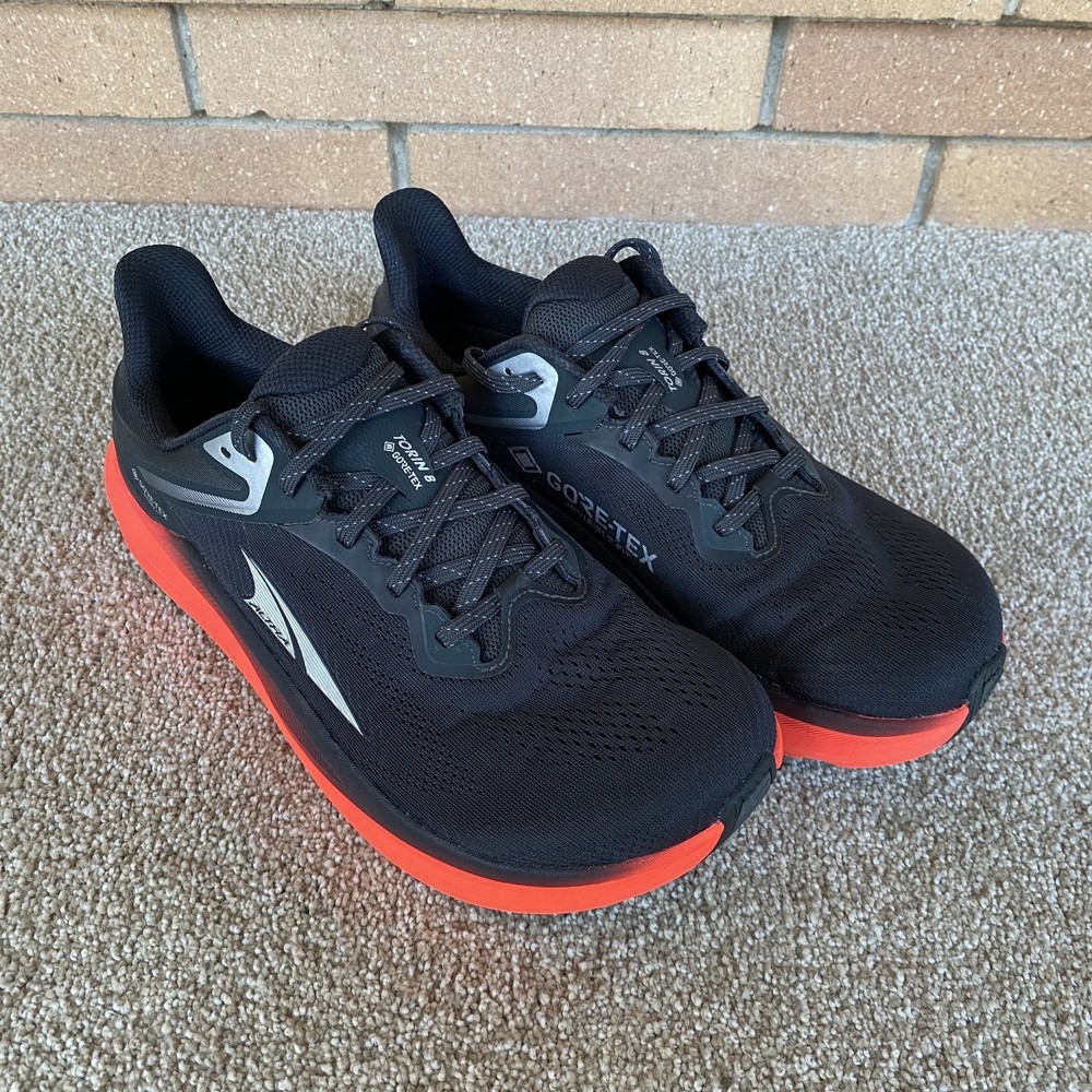 Altra Men's Torin 8 GTX Gore-Tex Coral / Black Waterproof Running Shoes No Box