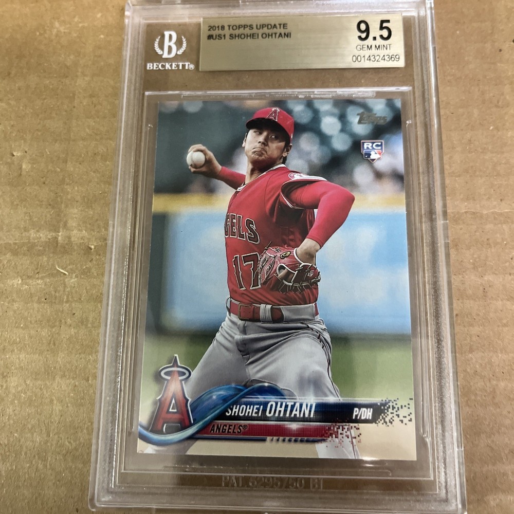 2018 topps update shohei ohtani bgs 9.5 #US1