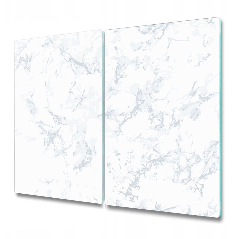 Glass Surface Protector Worktop saver Marble Minimalist Black and white print