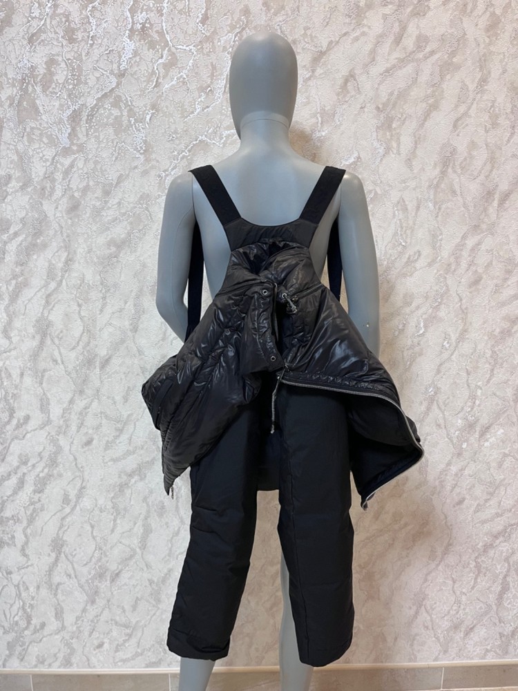 Rare Marithe Francois Girbaud Goose Down Jacket Puffer Archive Black Size M 38