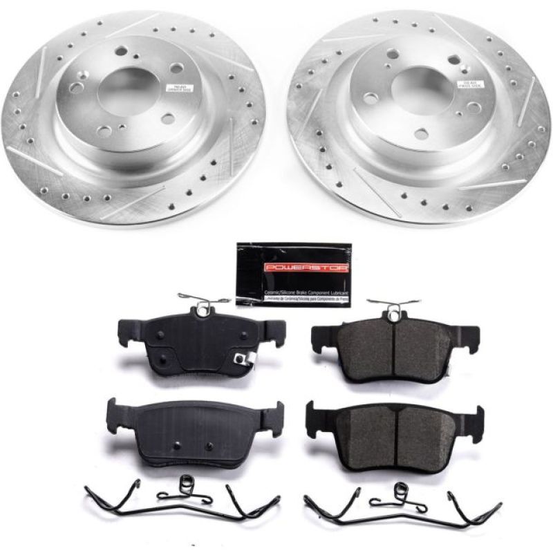 Power Stop Fits 17-19 Honda Civic Rear Z23 Evolution Sport Brake Kit