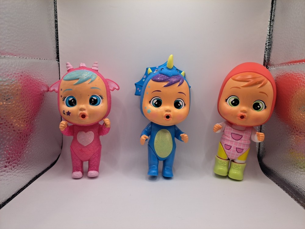 Cry Babies Magic Tears Dolls Lot Of 3