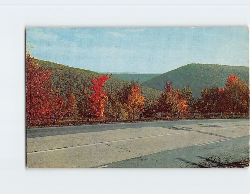 Postcard Beautiful Autumn Scene in the Ozarks USA