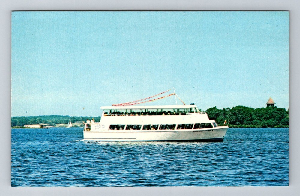 Clayton, NY-New York, American Adonis II Tour Boat 1000 Islands Vintage Postcard