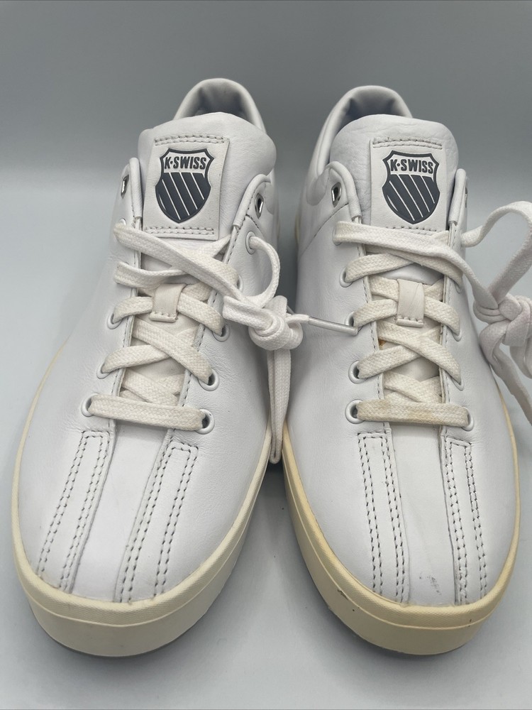 K-Swiss Women's Size 8 Shoes Court Athletic Tennis Sneakers Shoes White