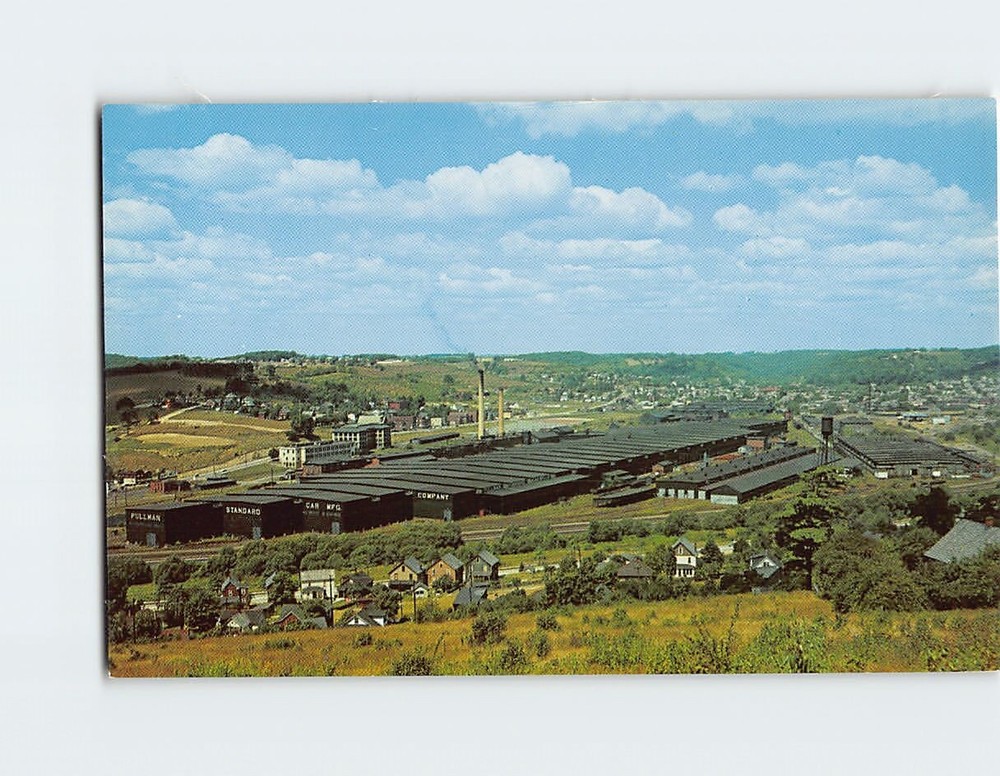 Postcard Pullman Standard Car Mfg. Co. Butler Pennsylvania USA
