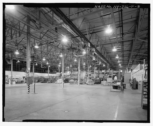 Photo:Plattsburgh Air Force Base New York 1950s Aircraft Hangar Interior