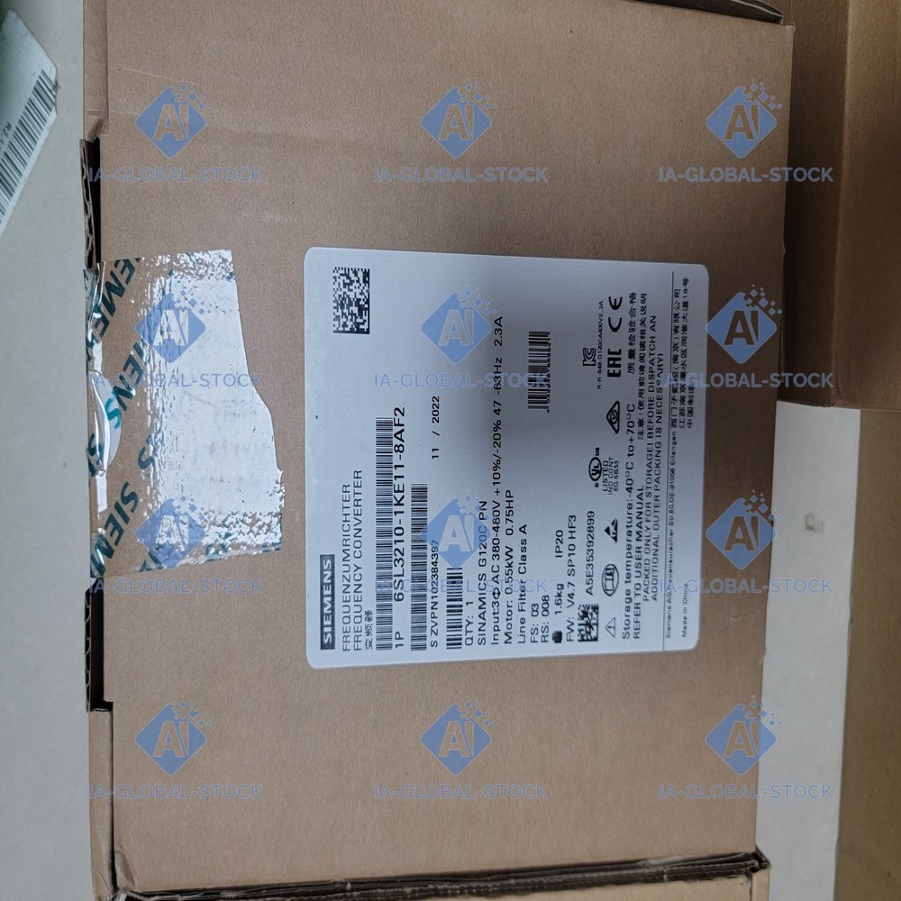 Free Shipping One NEW Siemens 6SL3210-1KE12-3AF2 Warranty + High Quality