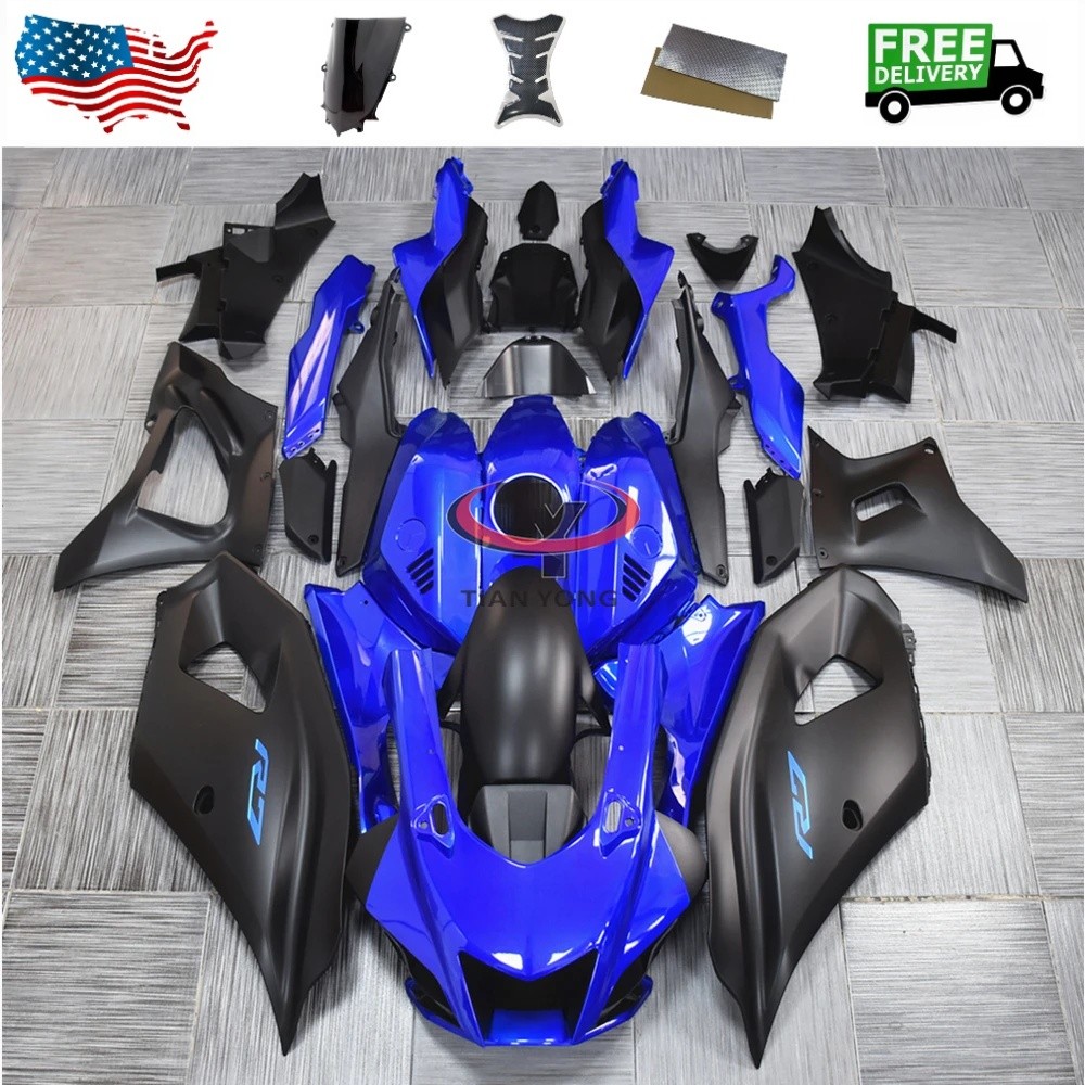 Blue Black ABS Fairings For Yamaha YZF R7 2022 2023 2024 YZF-R7 Plastic Fairing
