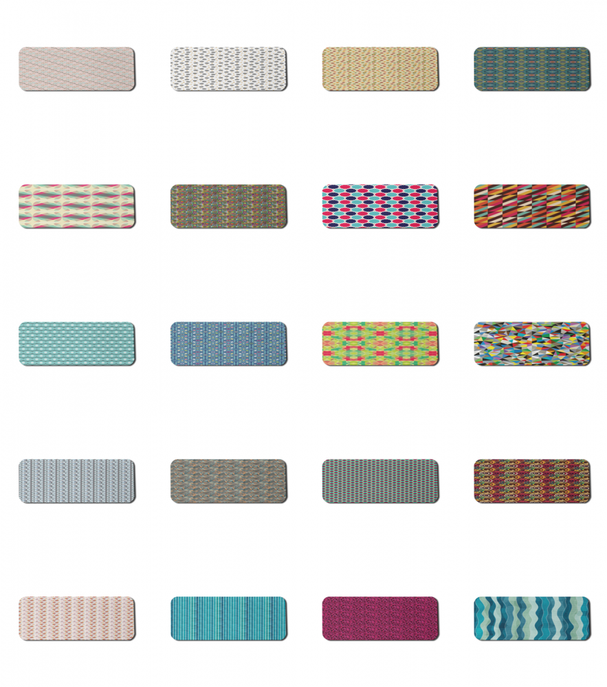 Ambesonne Vintage Abstract Rectangle Non-Slip Mousepad, 31