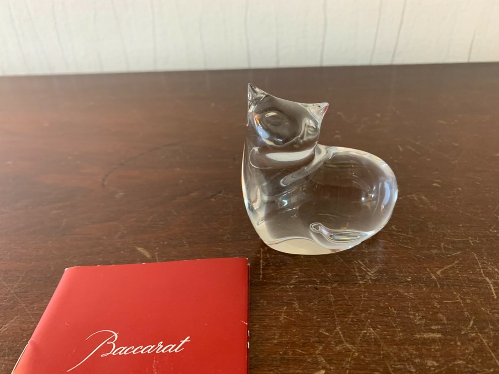 2 Baccarat Crystal Cats (Price Per Unit)