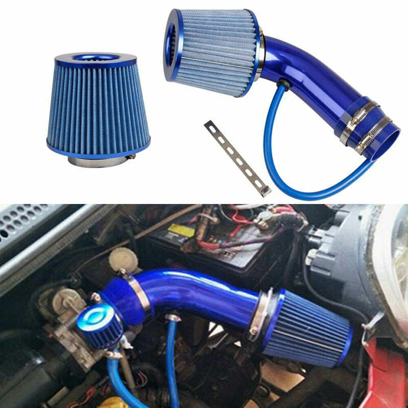 USA Cold Air Intake Filter Induction Kit Pipe Power Flow Hose System Car AM
