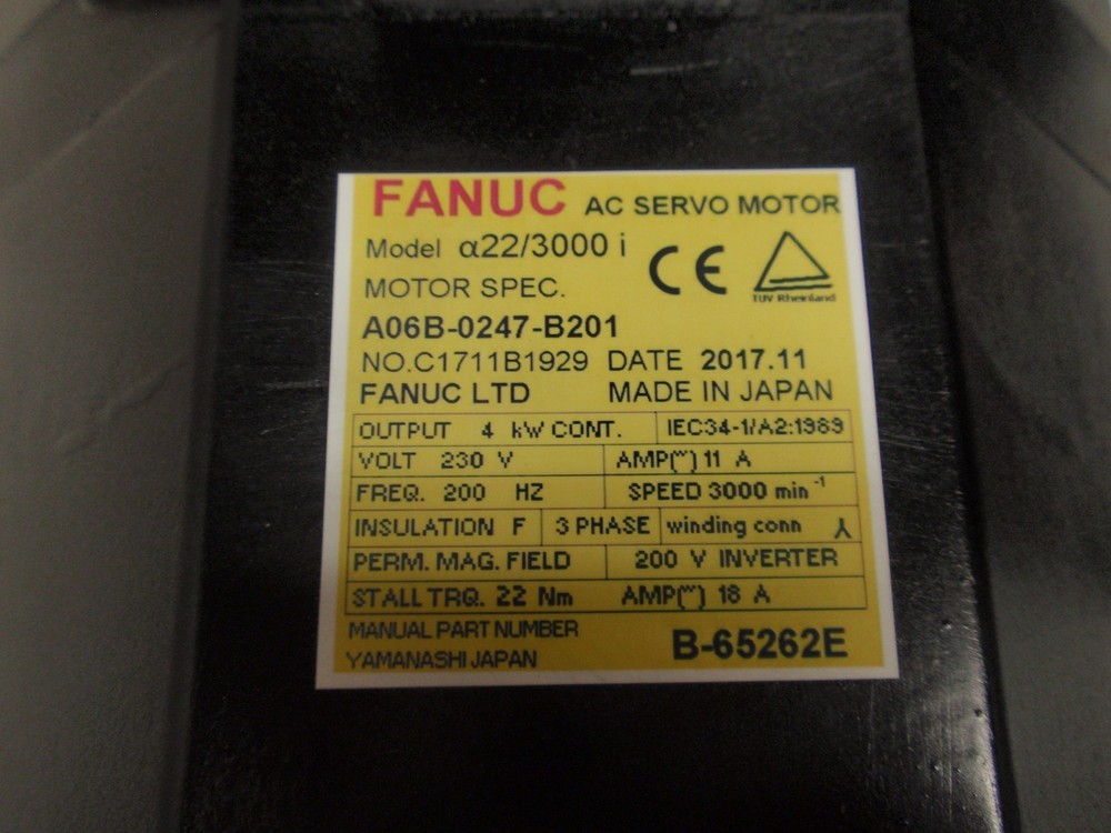 FANUC A06B-0247-B201 Servo Motor