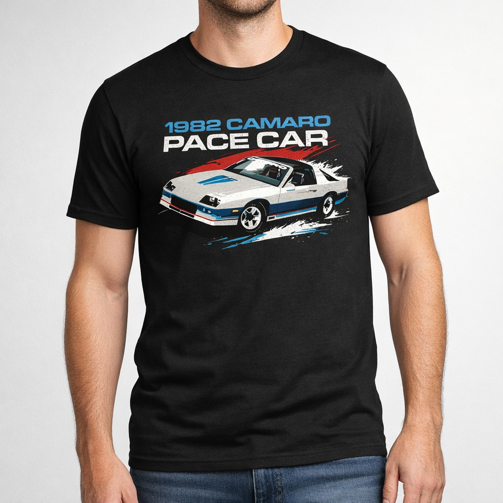 1982 Classic Muscle Race Car Retro Motorsport Gift Unisex Graphic T-Shirt