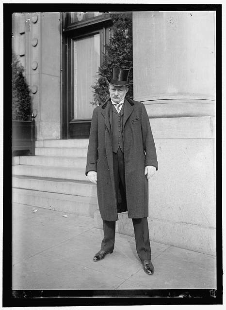 Photo:Jefferson M Levy New York 1912 Top Hat Formal Portrait Capitol Steps