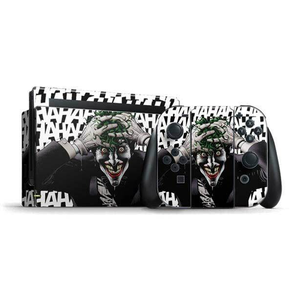 DC Comics The Joker Nintendo Switch Bundle Skin - The Joker Insanity