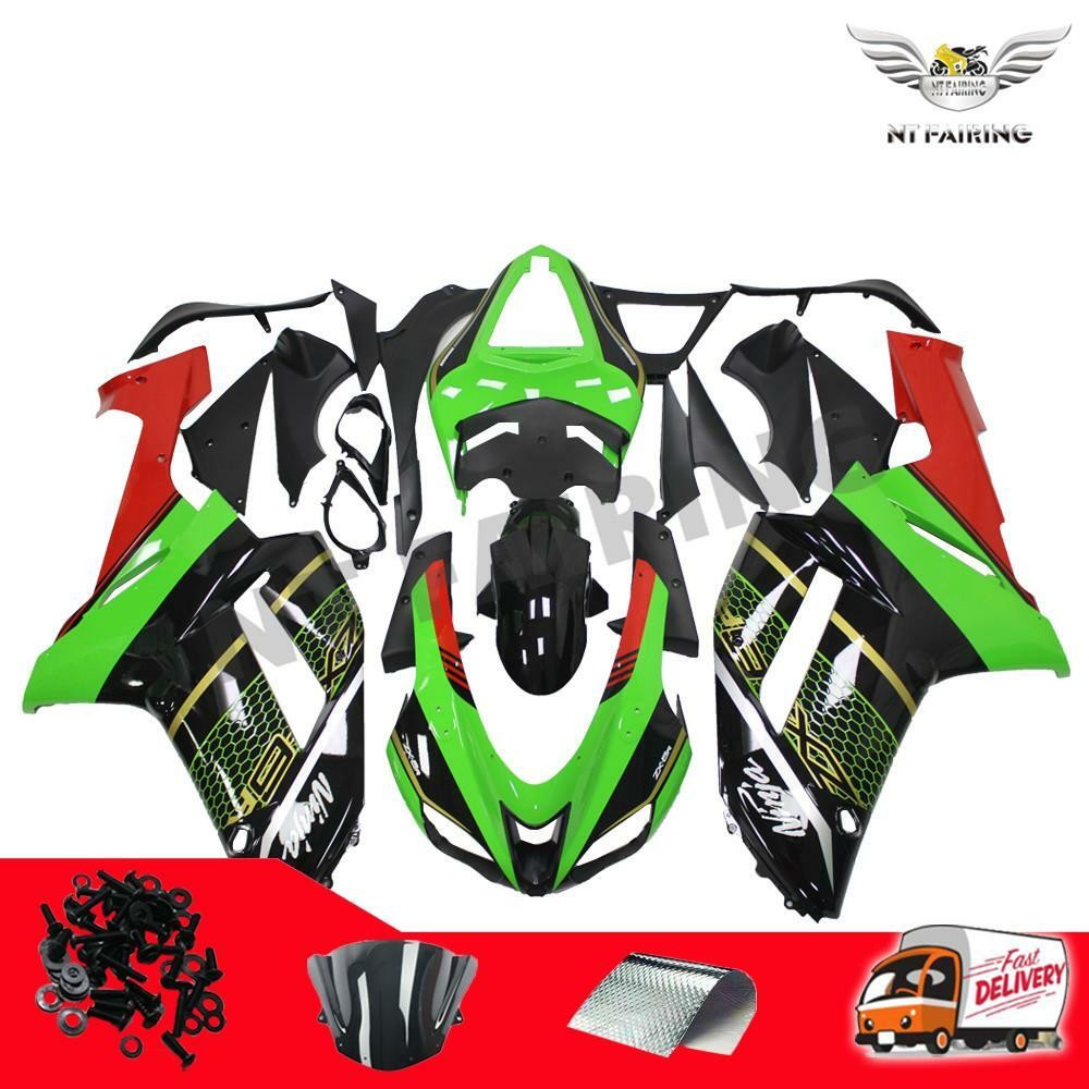 NTB Injection Fairing Fit for Kawasaki 2007 2008 ZX6R 636 New Color Scheme d058