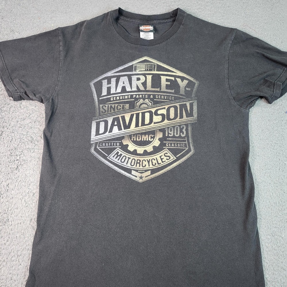 Harley-Davidson Shirt Mens Medium Boswell's Music City Nashville Motorcycle Tee
