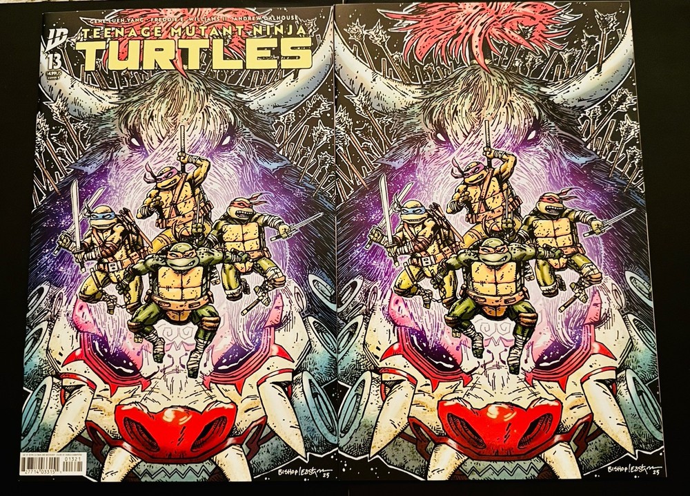 TMNT blind Bag 1:25 Variant and Trade by Kevin Eastman & Ben Bishop Set 2 Books