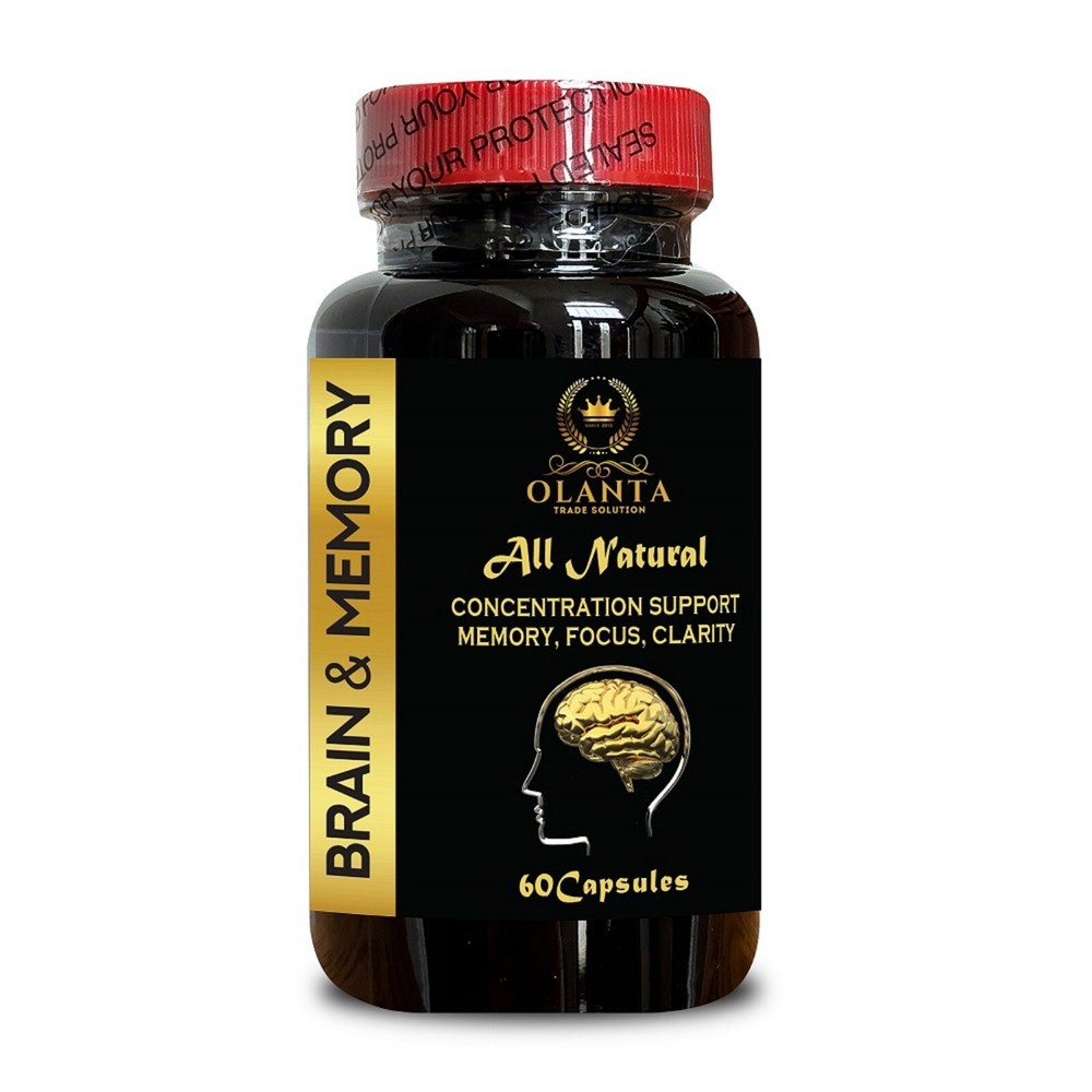 BRAIN MEMORY SUPPORT - memory booster, Brain Supplement for Mental Alertness -1B