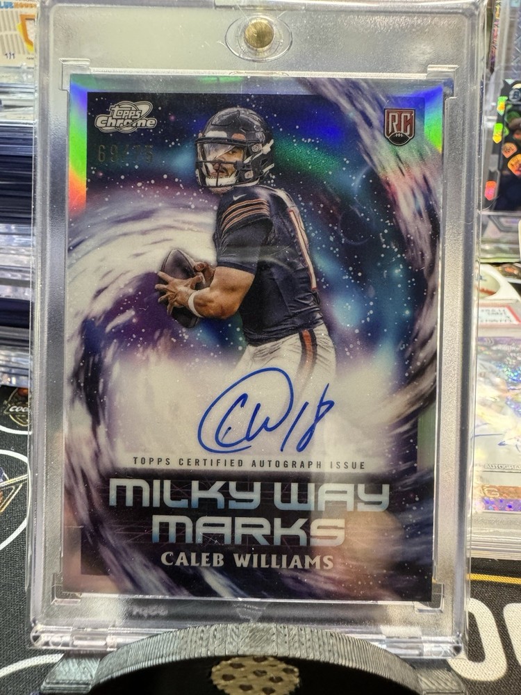 2024 Topps Chrome Cosmic Milky Way Marks /75 Auto Caleb Williams Rookie RC