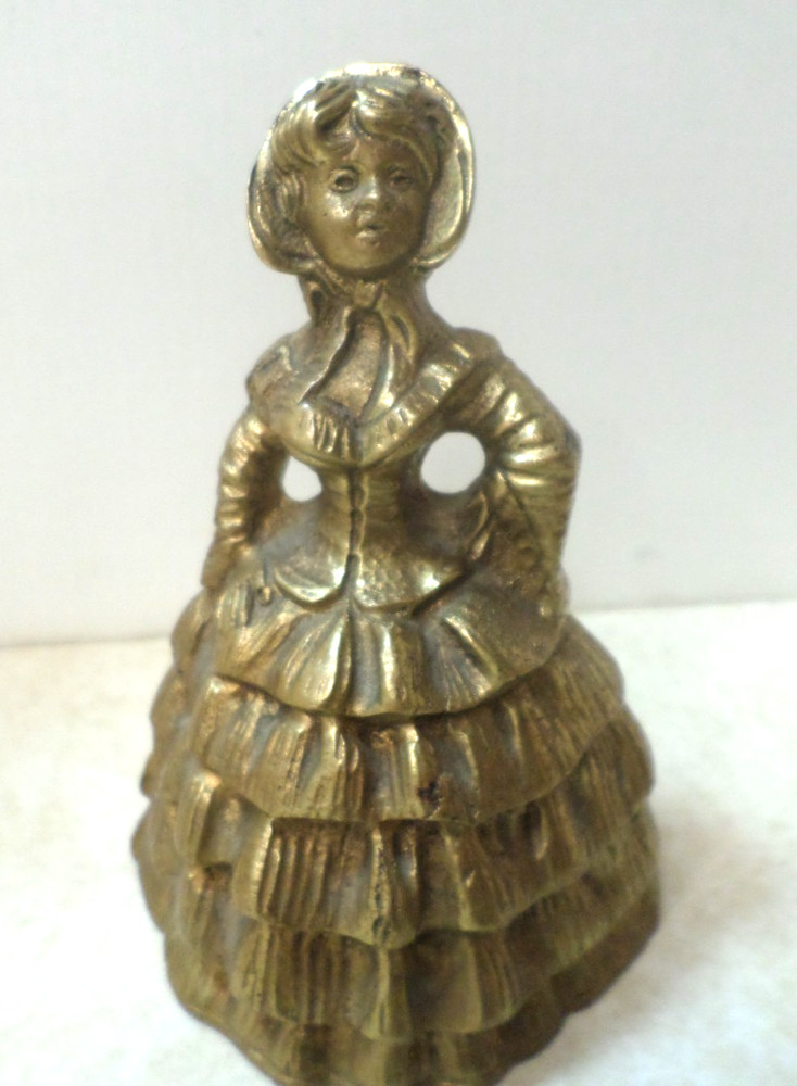 Brass VTG Southern Belle Dinner Table Bell