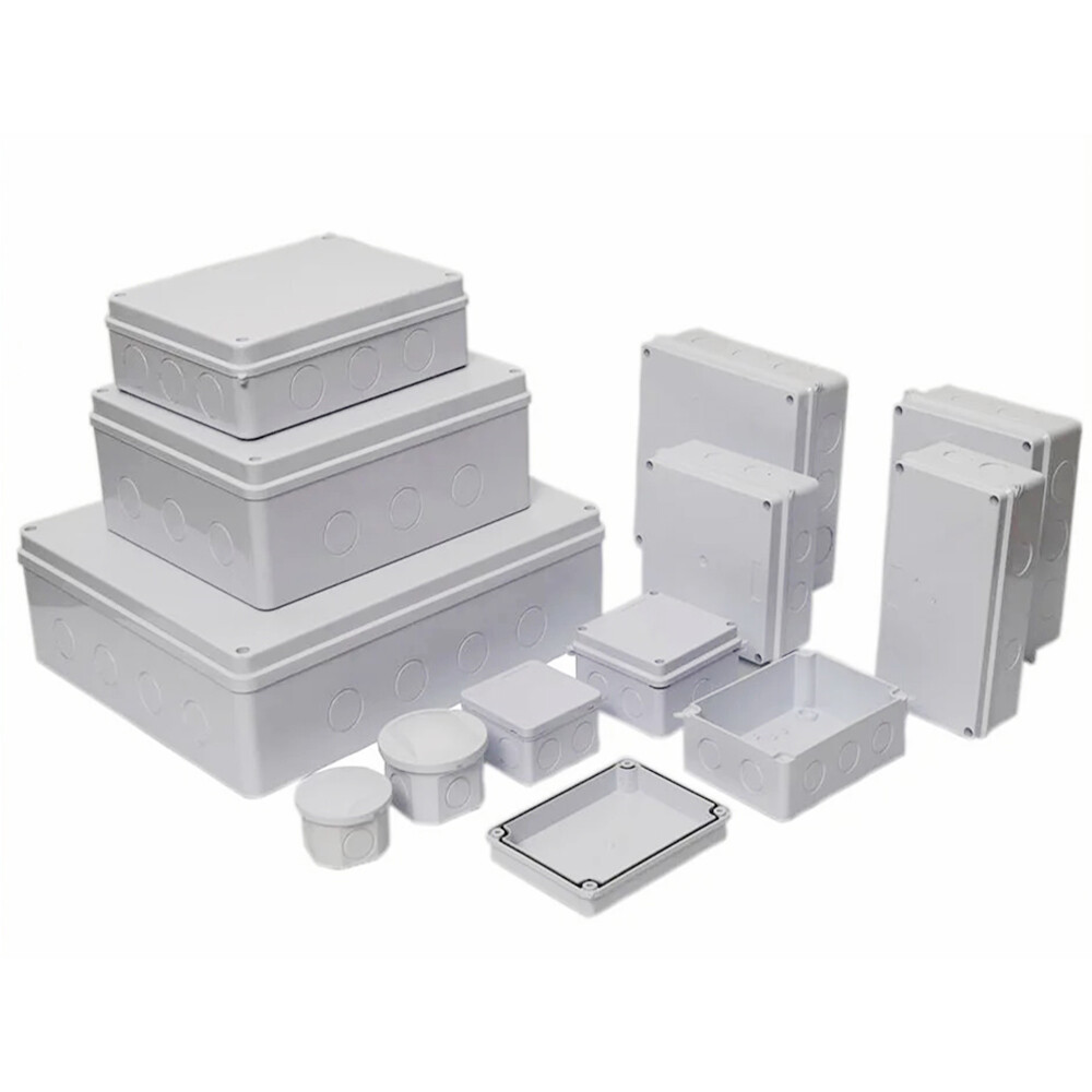 Electrical Project Enclosure Waterproof ABS Plastic Junction Box Reversed Holes-image