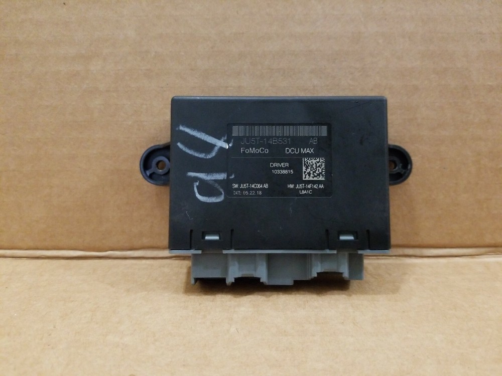 2018-2019 Ford Fusion Right Hand Door Control Module Bcm Ju5T-14B531-Ab