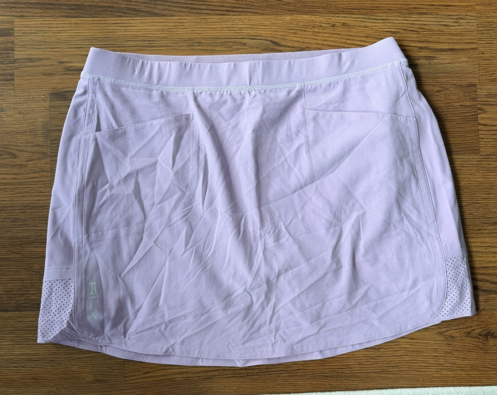Women's Ralph Lauren Rlx Blue Golf Skort Skirt / Nwt / Large