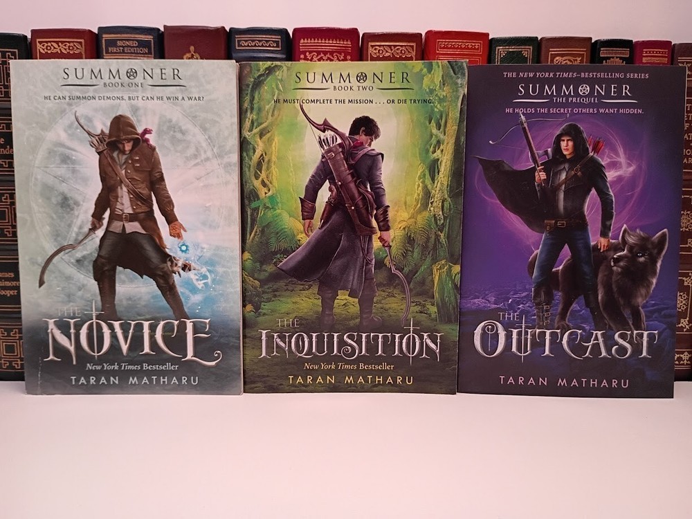 Taran Matharu Summoner Series Set 3 Bks Novice Inquisition Outcast TPB Fantasy