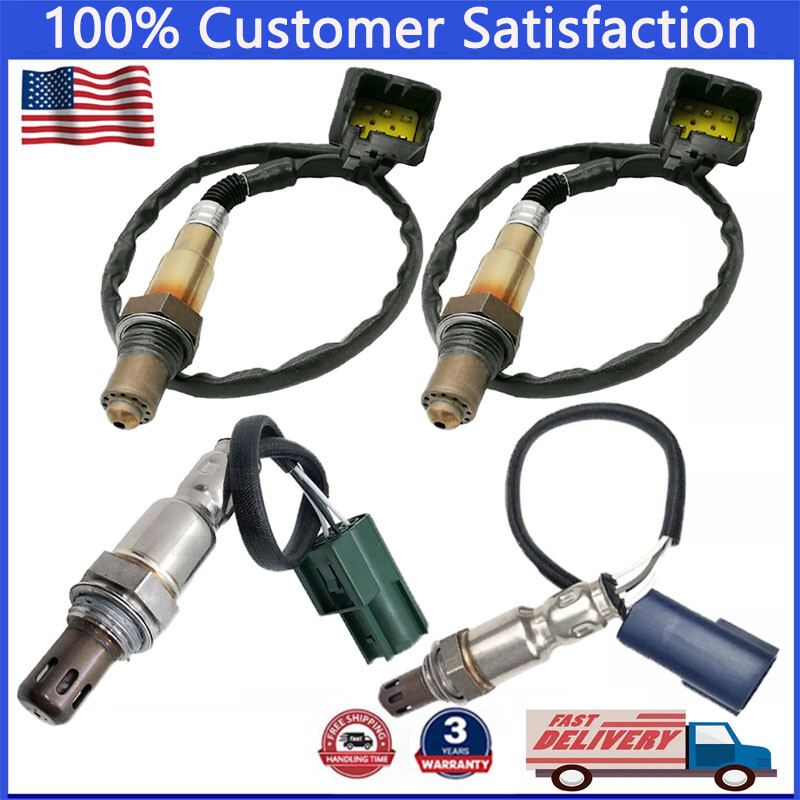 Set of 4 Upper+Lower Oxygen Sensor For Nissan Frontier Pathfinder 4.0L 2005-2006