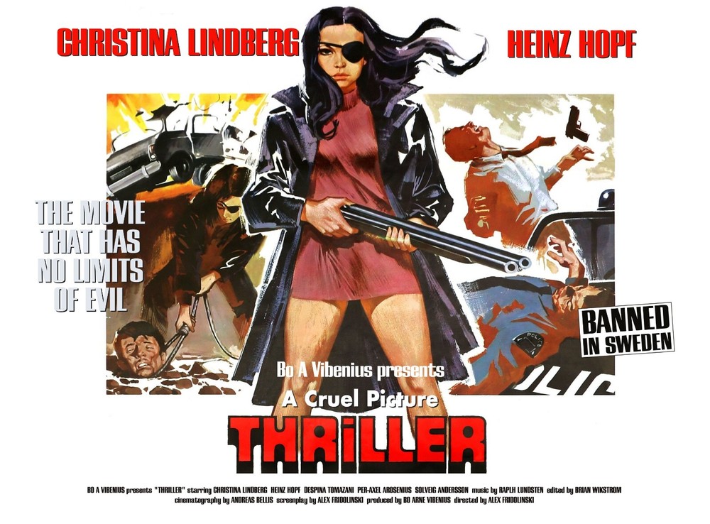 THRILLER (A CRUEL PICTURE) 1973 Quad poster print 30x40