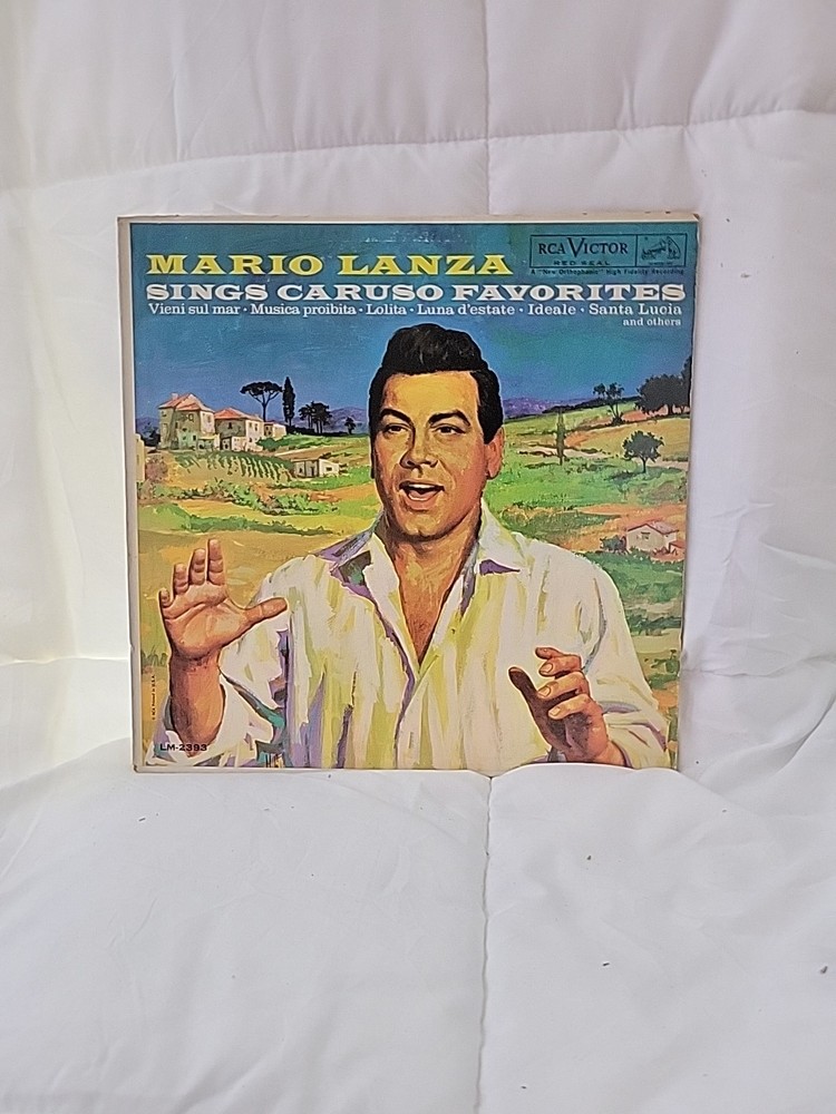 Mario Lanza – Mario Lanza Sings Caruso Favorites, Lp Vinyl,  RCA VICTOR