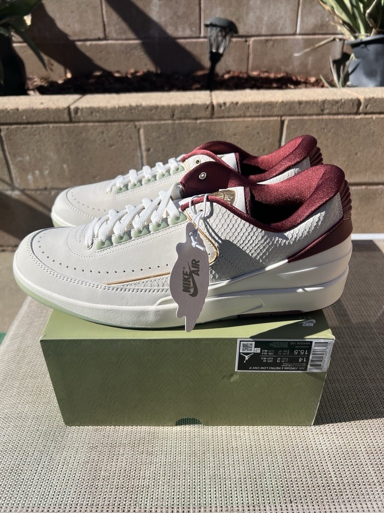 Air Jordan 2 Retro Low 'Year of the Dragon' CNY (HM0358-100) Men’s Size 14