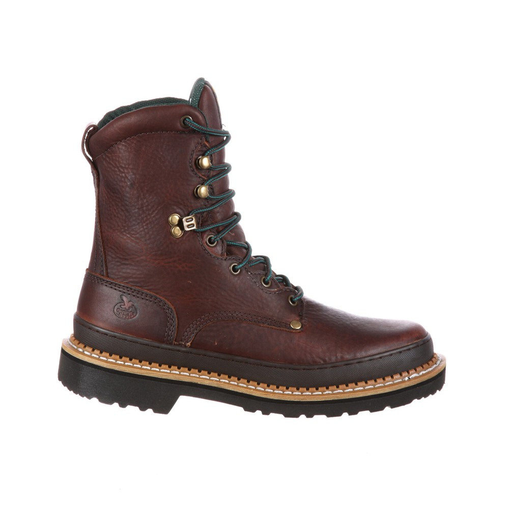 Georgia Giant Steel Toe G8374 Mens Brown Leather Work & Safety Boots
