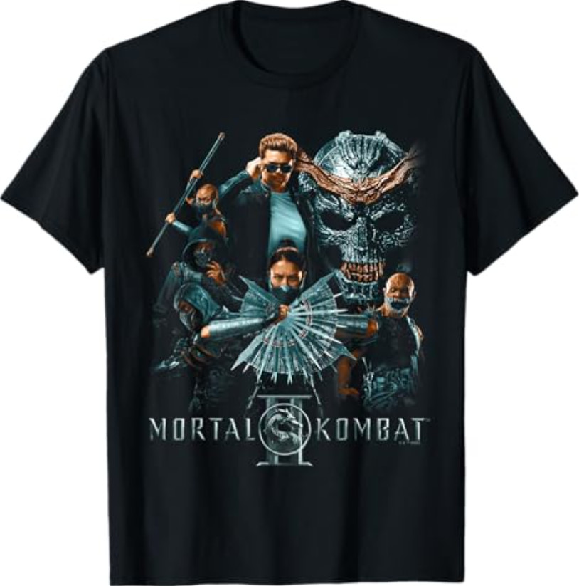 Mortal Kombat 2 Duotone Fighters T-Shirt