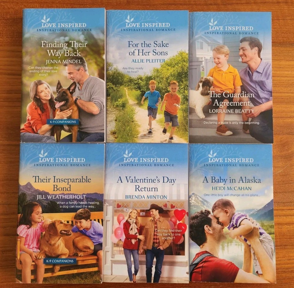 Harlequin LOVE INSPIRED Jan Feb 2024 Inspirational Romance 6 BOOKS Faith
