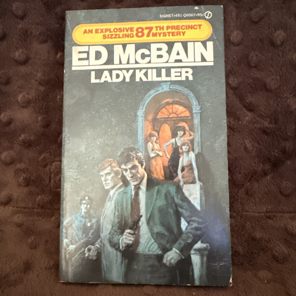 Vintage 1974 Lady Killer Paperback - Ed McBain - 87th Precinct Mystery Thriller
