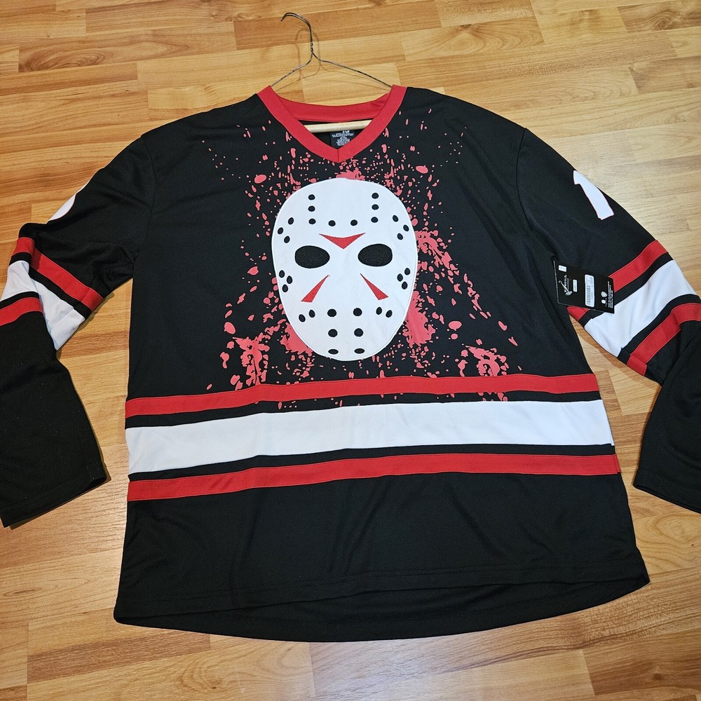 Friday The 13th Jason Vorhees Hockey Jersey Size Xl