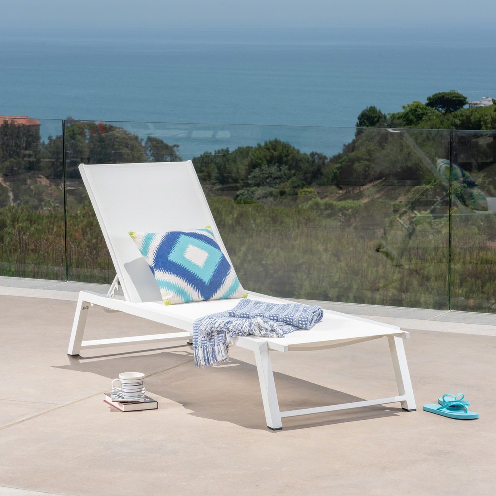 Myers Outdoor Chaise Lounge for Stylish Patio Comfort