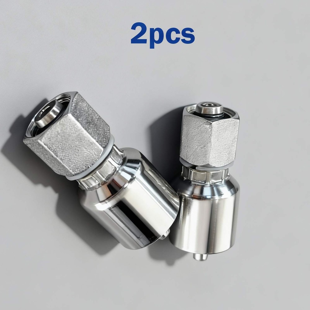 Chinese Mini Excavator M14x1.5 Din Crimp On Hydraulic Fitting 1/4