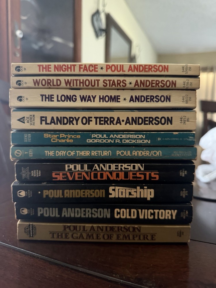 Poul Anderson Science Fiction Paperbacks Lot Vintage 1970s First Edition