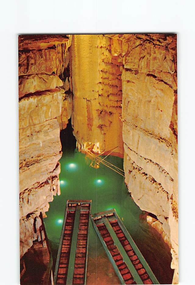 Postcard Crystal Lake in Mammoth Cave National Park Kentucky USA
