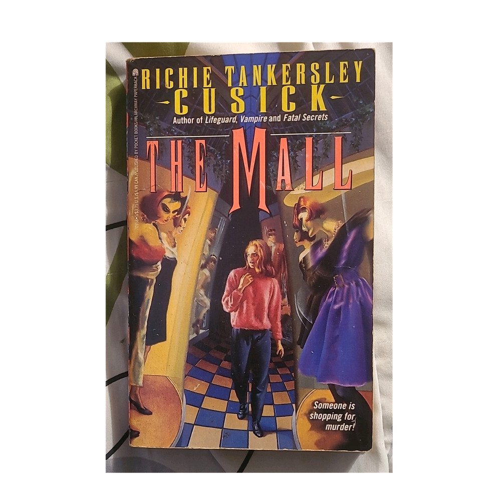 Richie Tankersley Cusick The Mall PB 1993 Pocket Books YA Horror Novel